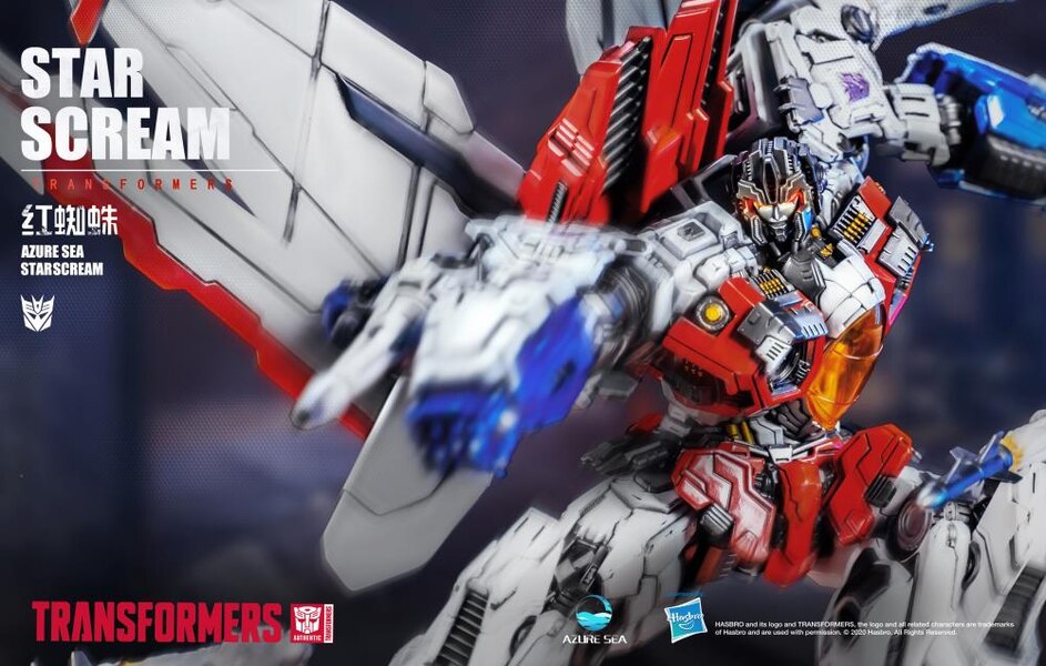 AzureSea Studio Transformers Starscream Statue Color Image  (30 of 42)